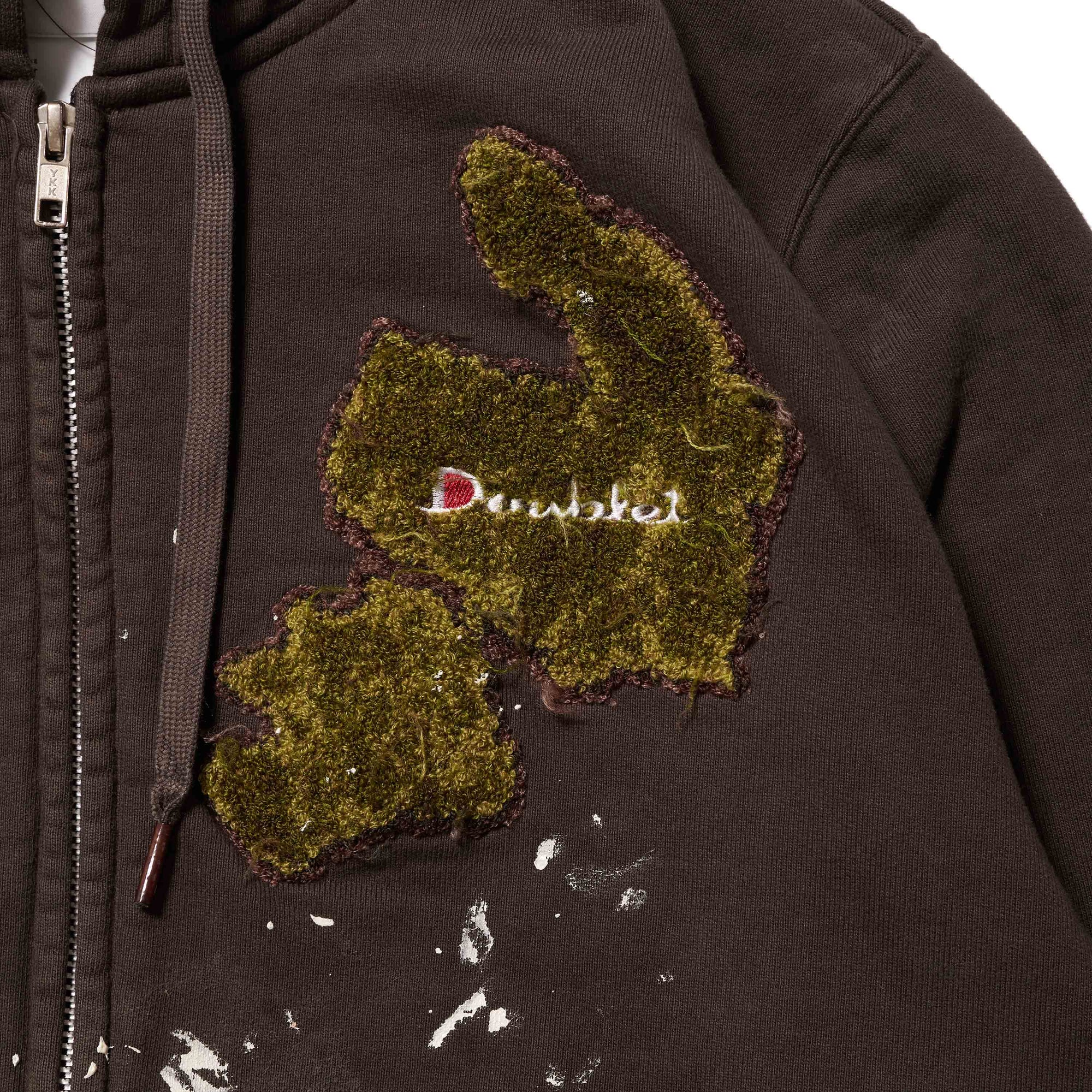 MOSS-GROWN EMBROIDERY HOODIE – doublet