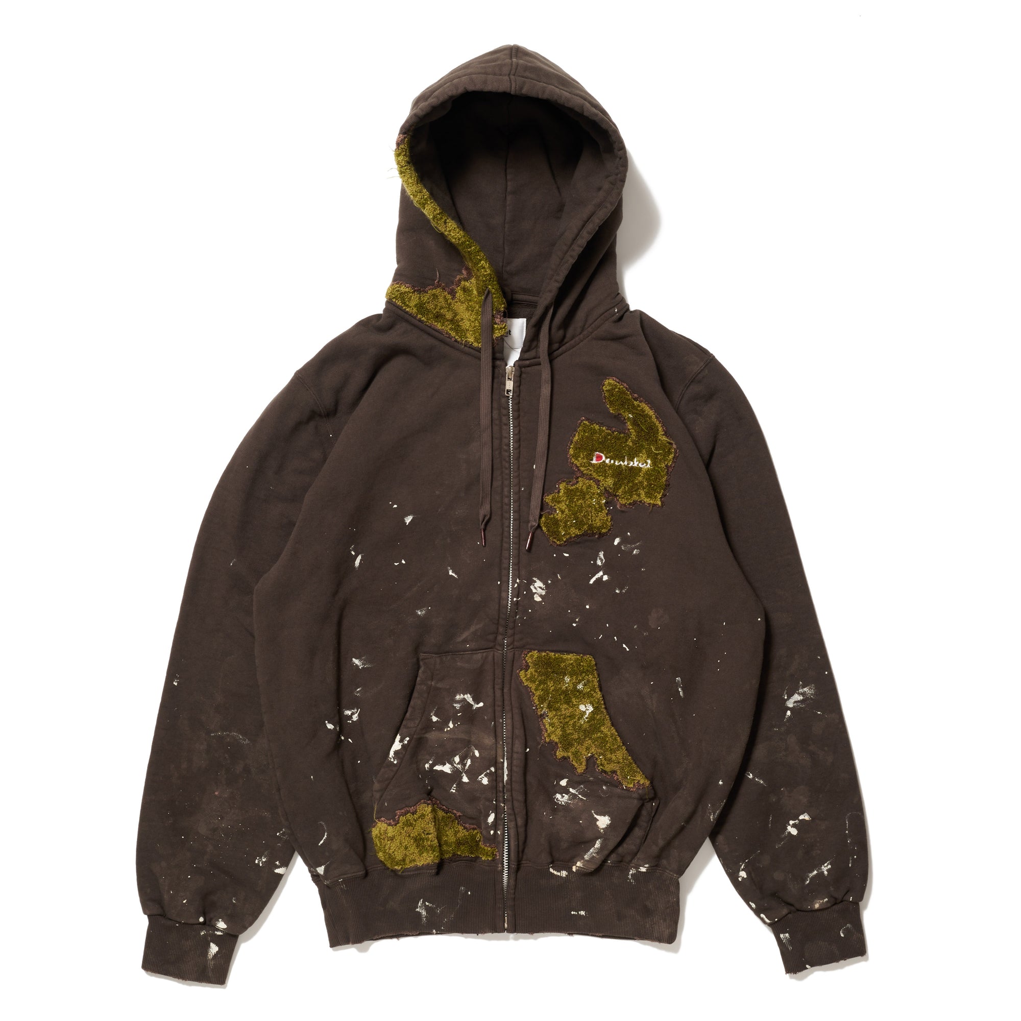 MOSS-GROWN EMBROIDERY HOODIE – doublet