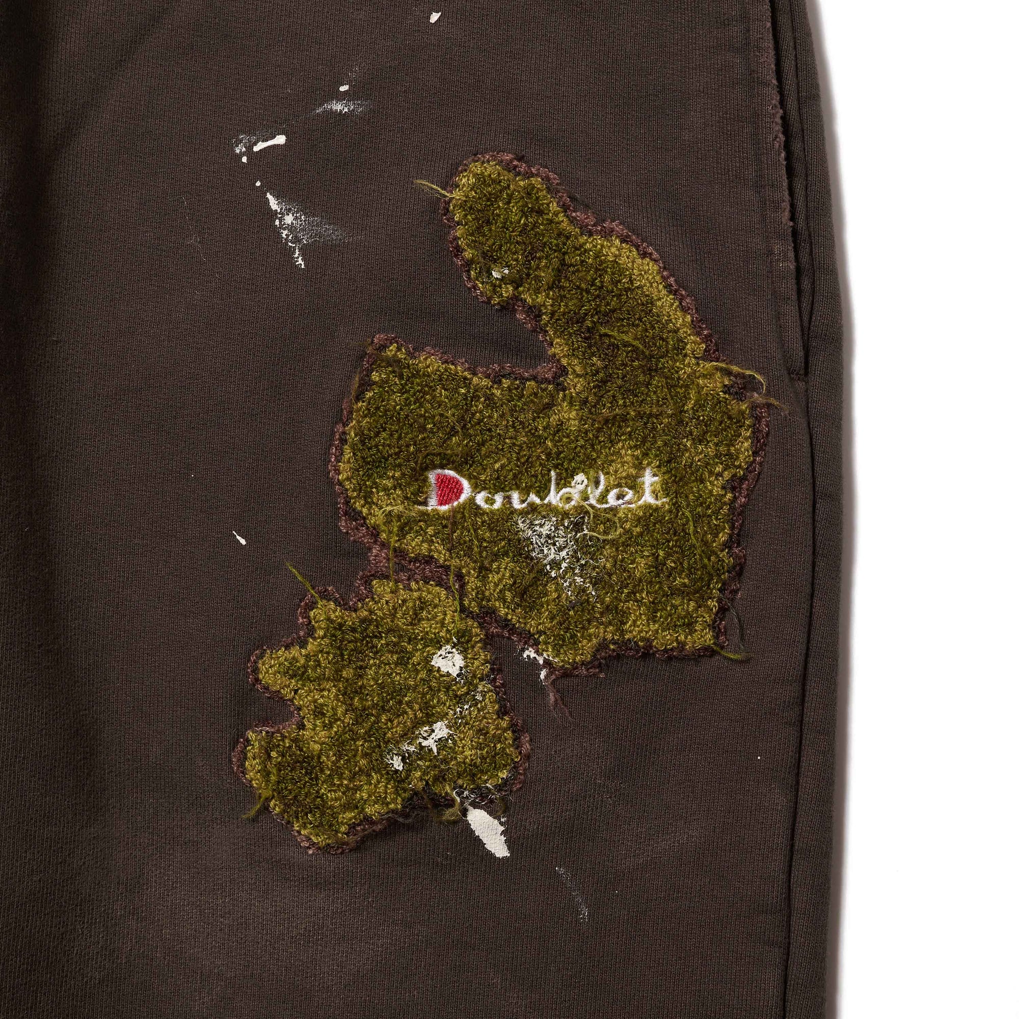 MOSS-GROWN EMBROIDERY SWEAT PANTS – doublet