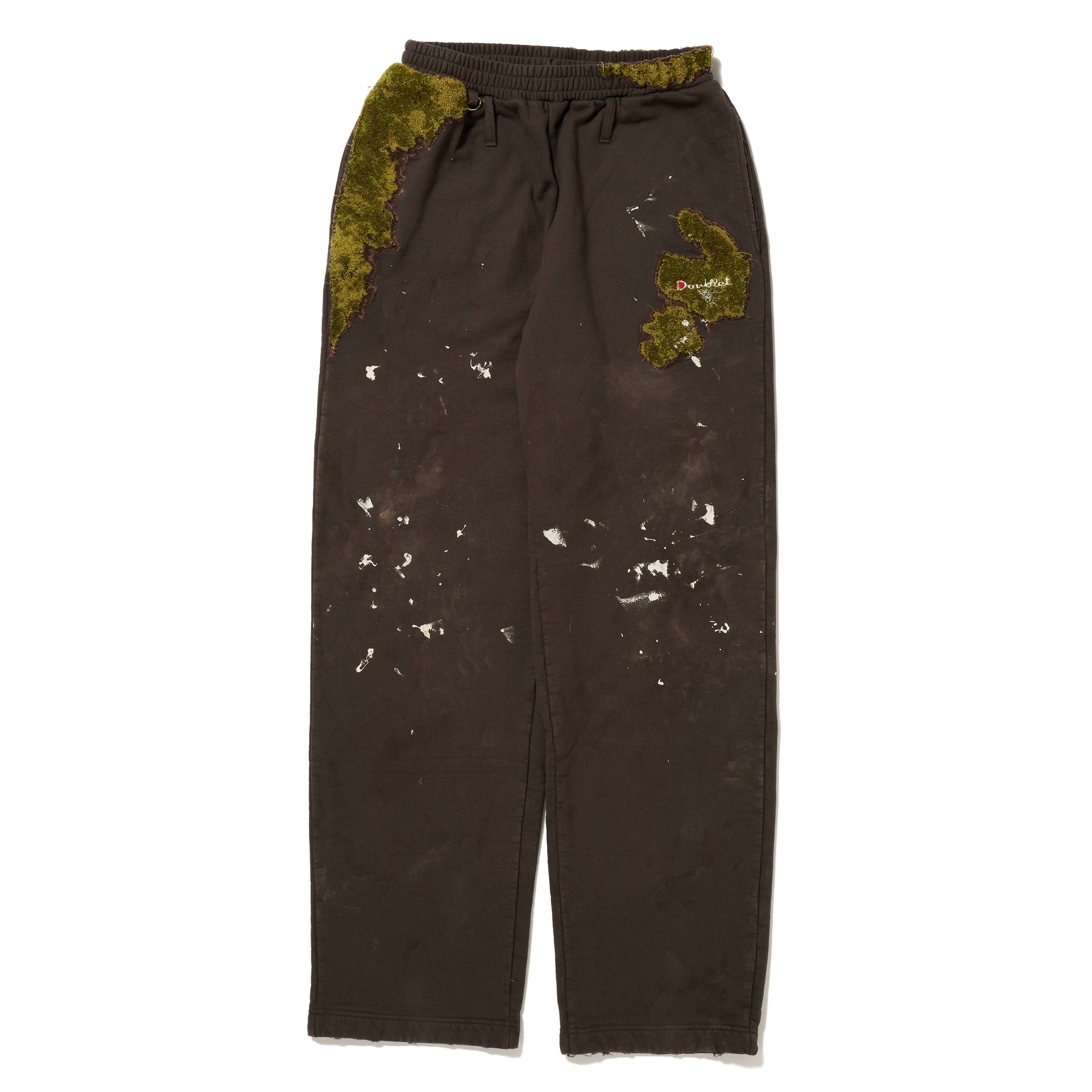 【値下可】doublet CHAOSEMBROIDERY COMFY PANTS MOSS-GROWN EMBROIDERY SWEAT PANTS – doublet