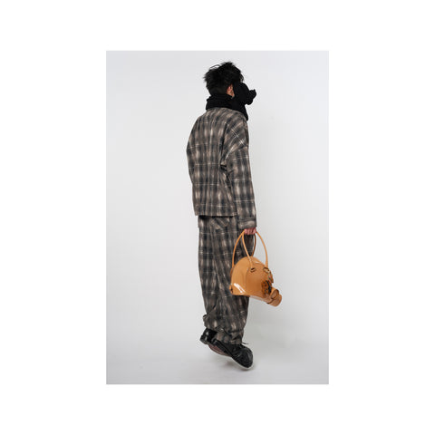 DUST FLOCKY PAJAMA PANTS: GREY