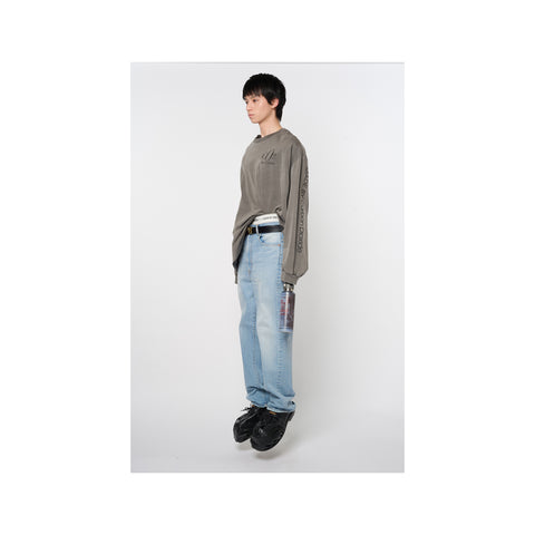 CO2 AIR YARN LONG SLEEVE T-SHIRT：CHARCOAL