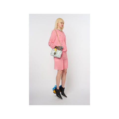 BUBBLE WRAP KNIT SKIRT