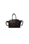 PLEADING EMOJI LEATHER BAG : BLACK