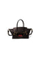 LAUGHING EMOJI LEATHER BAG : BLACK