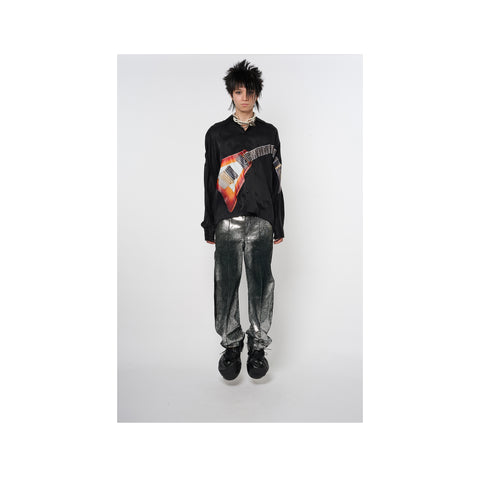 AIR GUITAR SHIRT : BLACK