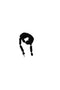 BALLOON DOG KNIT SCARF : BLACK
