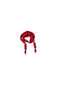 BALLOON DOG KNIT SCARF : RED