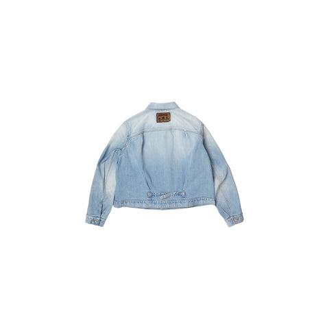 AIR YARN FADED DENIM JACKET