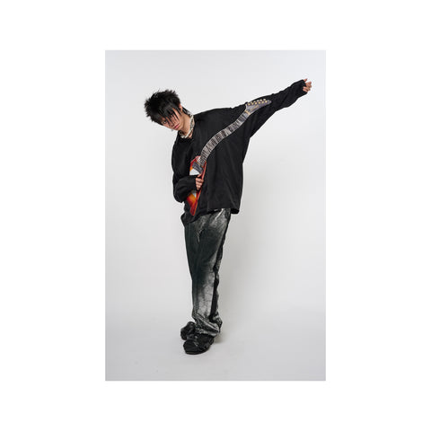 MOON WALK LEATHER PANTS