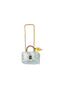 AIR PILLOW BAMBOO HANDLE BAG : BLACK