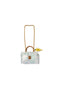 AIR PILLOW BAMBOO HANDLE BAG : BROWN