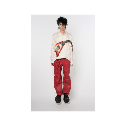 AIR GUITAR SHIRT : WHITE