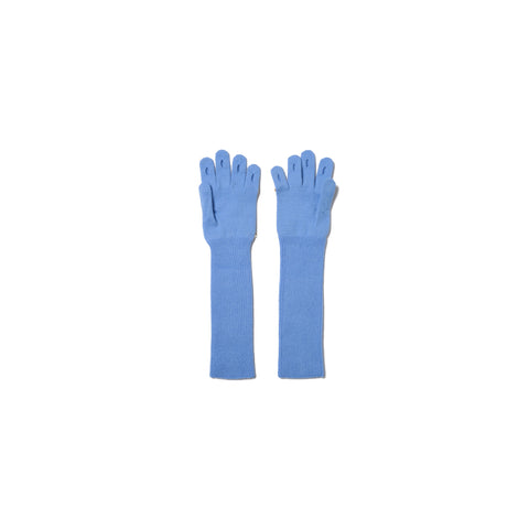 JEWELRY ATTACHED LONG GLOVES / SMALL: BLUE