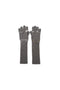 JEWELRY ATTACHED LONG GLOVES / SMALL: GREY