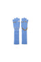 JEWELRY ATTACHED LONG GLOVES / SMALL: BLUE