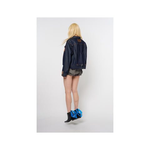 AIR YARN RAW DENIM JACKET