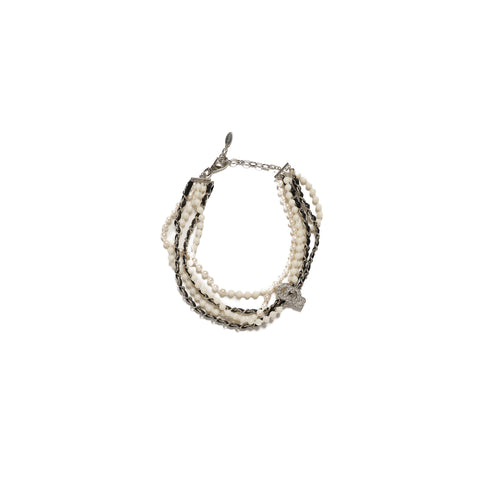 CO2 STARAND NECKLACE : SILVER