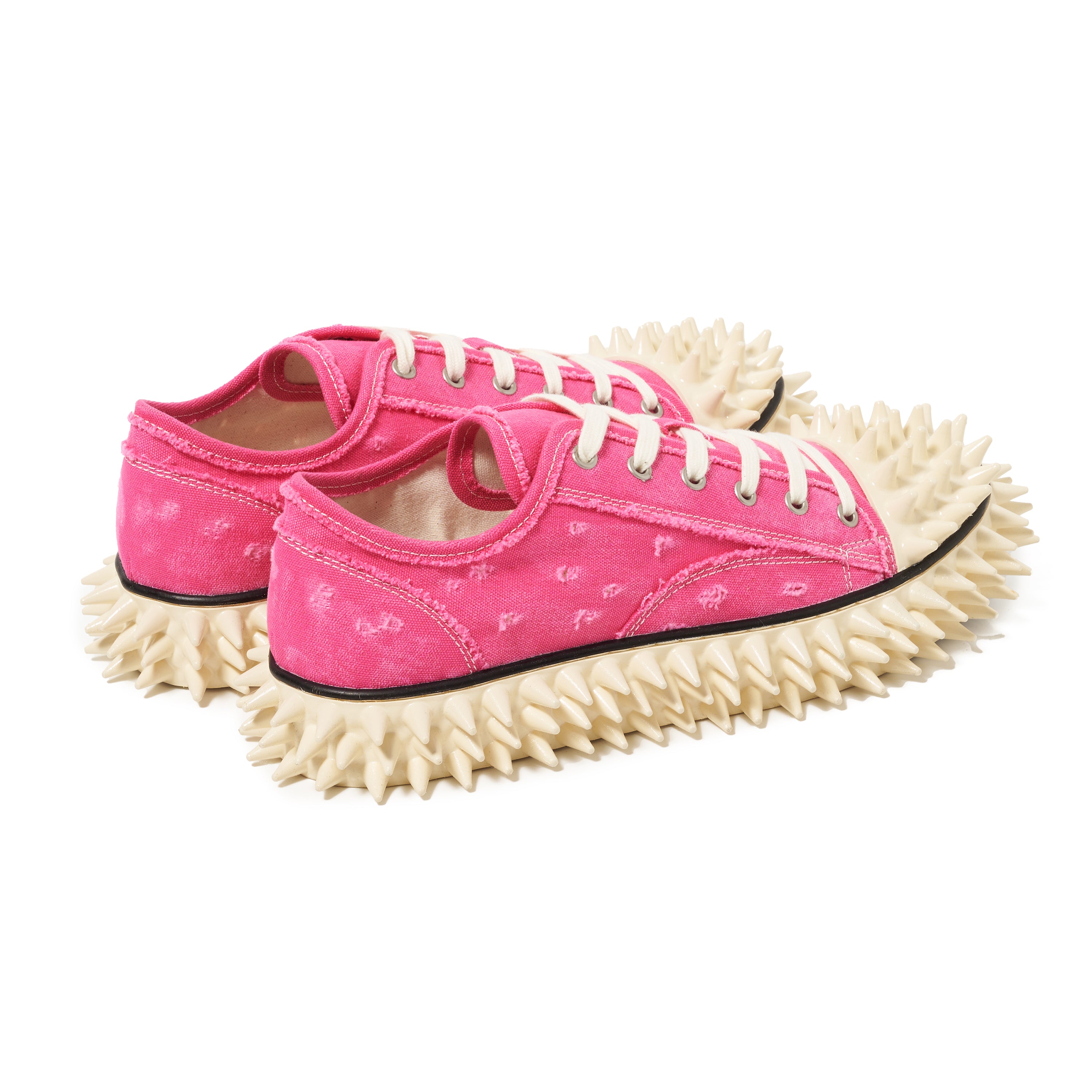 こしです！！doublet スニーカー doublet - doublet 25SS SPIKY CANVAS SNEAKER (25SS60FT67)RED